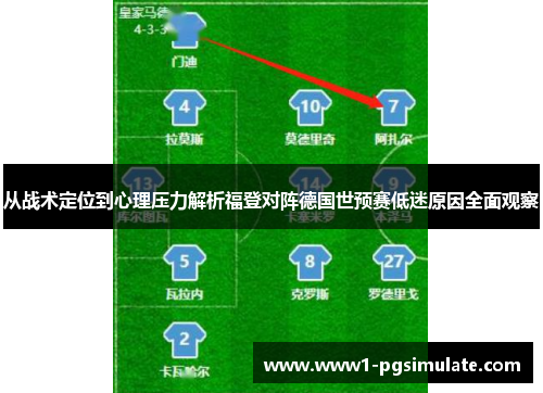 从战术定位到心理压力解析福登对阵德国世预赛低迷原因全面观察 从战术定位到心理压力解析福登对阵德国世预赛低迷原因全面观察